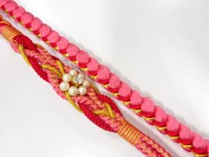 正絹　振袖用　手組帯締め